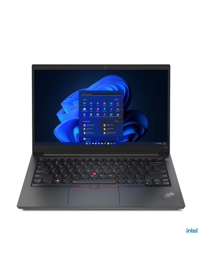 اشتري ThinkPad E14 Laptop With 14-Inch Display, Core i5-1235U Processor/8GB RAM/256GB SSD/2GB Nvidia Geforce MX550 Graphics Card/Windows 11 Pro English Black في الامارات
