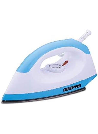 اشتري Dry Iron - Non-Stick Coating Plate & Adjustable Thermostat Control | Indicator Light With ABS Material 1200 W GDI7782 Blue في السعودية