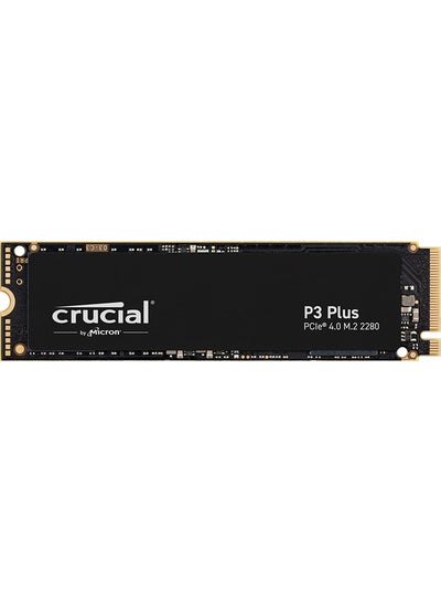 Buy Crucial P3 Plus 500GB CT500P3PSSD8 PCIe 3.0, 3D NAND, NVMe, M.2 SSD, up to 5000MB/s, Black 500 GB in Saudi Arabia