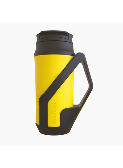 Buy Ever Mug With Handle 330 ml Yellow/Black 18.6 x 10cm in UAE