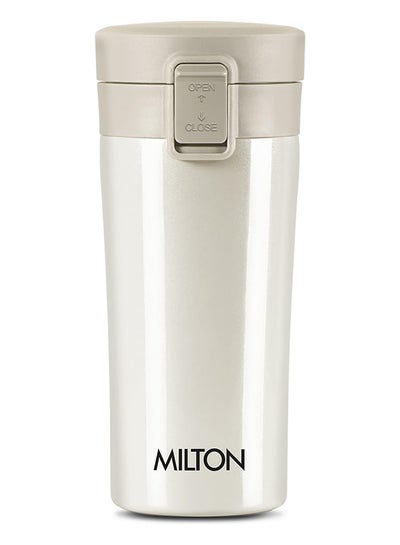 اشتري Milton Thermosteel Vacuum Insulated Coffee Mug Cream | Hot & Cold Flask | Leak Proof | Rust Proof | Thermos | Soup Flask | Juice Mug | Water Flask | Tea Mug | Easy Grip Cream 300ml في الامارات