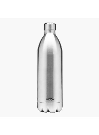 اشتري Duo Deluxe Stainless Steel Vacuum Flask 1 Liter Silver 33.3 x 33.3cm في الامارات