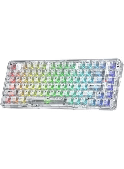 اشتري لوحة مفاتيح الألعاب الميكانيكية اللاسلكية Elf Pro K649CT RGB. في الامارات