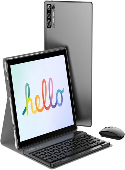 اشتري M32 10.1 Inch 5g Android Tablet Dual SIM Grey 8GB RAM 512GB - UAE Version With Wireless Keyboard And Tablet Cover/Wireless Mouse في السعودية