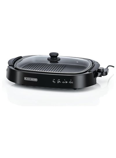 اشتري Healthy Grill For Low Fat Healthy Meals 1500 W GH1500-B5 Black في الامارات