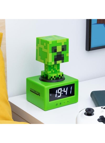 Buy Paladone MInecraft Creeper Icon Alarm Clock in UAE