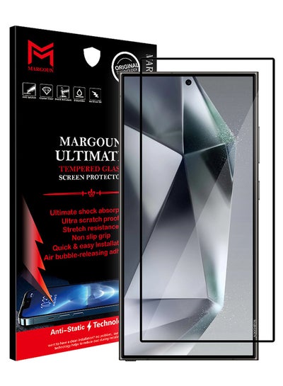 Buy Samsung Galaxy S24 Ultra Screen Protector 9H Hardness Scratch Resistance Screen Protector Touch Sensitive Case Friendly Tempered Glass Film Clear in UAE