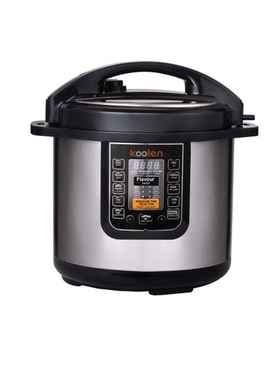 Buy Electric Pressure Cooker 12 L 1600 W 816106005 Silver in Saudi Arabia