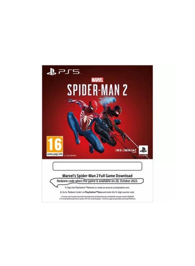 اشتري SPIDERMAN 2 FULL GAME VOUCHER - PS4/PS5 في مصر