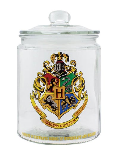 اشتري Paladone Harry Potter Hogwarts Glass Cookie Jar, Kitchen Accessory, Official Merchandise في الامارات