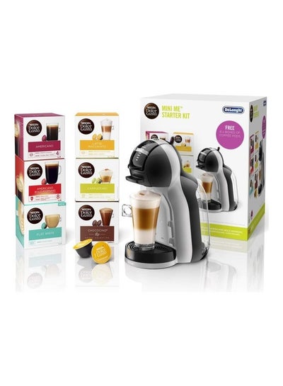 Buy MiniMe Single Serve Capsule Coffee Machine Starter Kit,Including Coffee Capsules 0.8 L 1460 W EDG155.BG Black /Grey in UAE