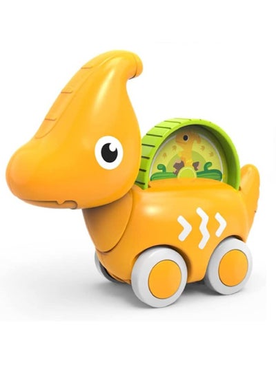 اشتري Paractenosaurus Toy Car, for 1-5 Years Old Boys and Girls, Car Toys for Kids Toddler - Yellow في الامارات