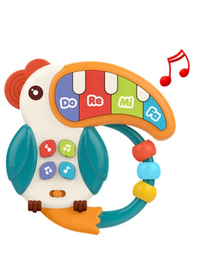 اشتري Huanger - Piano Bird Musical Toy Rattle for 12+ Months في الامارات