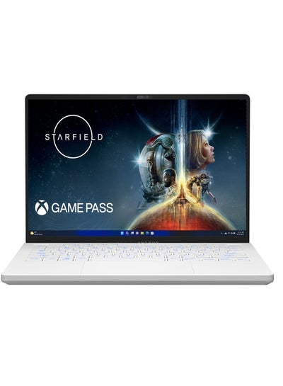 اشتري Rog Zephyrus G14 Gaming Laptop 14-Inch QHD Display, AMD RYZEN 9 7940HS Processor/40GB RAM/2TB SSD/8GB NVIDIA GeForce RTX 4060 Graphics/Windows 11 English MoonLight White في الامارات
