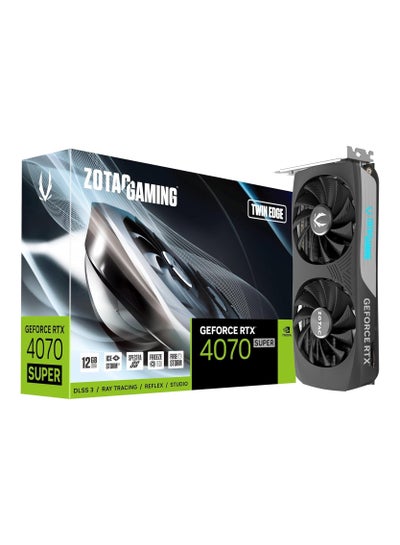 اشتري ZOTAC Gaming GeForce RTX 4070 Super Twin Edge DLSS 3 12GB GDDR6X 192-bit 21 Gbps PCIE 4.0 Compact Gaming Graphics Card, IceStorm 2.0 Advanced Cooling, Spectra RGB Lighting, ZT-D40720E-10M في الامارات