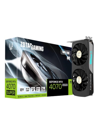 اشتري Gaming GeForce RTX 4070 Super Twin Edge OC DLSS 3 12GB GDDR6X 192 Bit 21 Gbps PCIE 4.0 بطاقة رسومات الألعاب المدمجة IceStorm 2.0 تبريد متقدم Spectra RGB Lighting ZT-D40720H-10M في الامارات