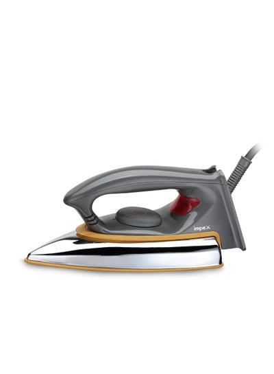 اشتري Electric Iron Box Light Weight Non-Stick Ceramic Coated Sole Plate With 5 Temperature Settings For Different Textile | 180 Degree Swivel Cord | Long Life Thermostat And Over Heat Protection 100 ml 1200 W SHOWY Silver في الامارات