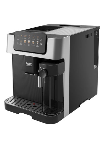 Buy Automatic Bean to Cup Espresso Coffee Machine with 19 Bar, Touch Control LCD Display, 2L Water Capacity, 600ml Milk Container Capacity - Stainless Steel 2 L 1350 W CEG7304X Black / Silver in UAE