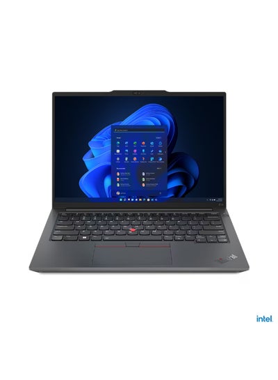 Buy Lenovo ThinkPad E14 Gen 5 laptop With 14-inch WUXGA (1920x1200) IPS Display, Intel Core i7-1355U processor/8GB DDR4 RAM/512GB SSD/DOS(Without Windows)/NVIDIA GeForce MX550 2GB GDDR6/ English/Arabic Graphite Black in Egypt