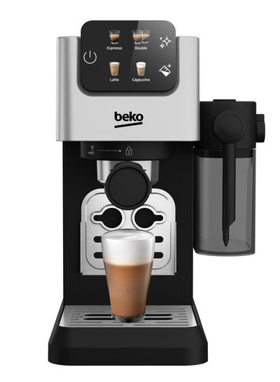 Buy Digital Espresso 15 Bar Pressure, Capacity, 300ml Milk Container, LCD Screen, 1628 Watts, Ground Bean Storage - 1.1 L CEP5304X Stainless Steel in UAE