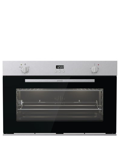 اشتري Built in Gas oven 90cm 88 liter With Grill Stainless Steel Cooling Fan BOG9832E01X BOG9832E01X Silver في مصر