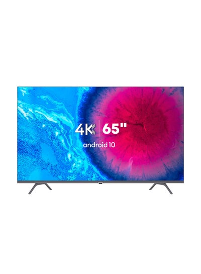 Buy 4K UHD Frameless Smart TV 65 Inch Android, Youtube, Netflix, Big Size Ultra HD Television With Full Size Screen, No Frame 65UA1410E Black in UAE