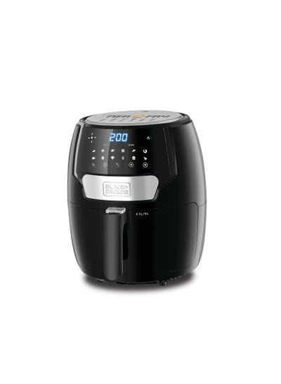 اشتري Aero Fry fryer 13*1 - 13 frying programs - digital - touch 3.7 L 1500 W AF4037 Black في مصر