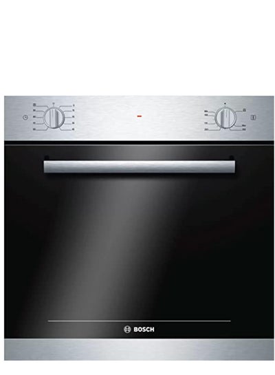 اشتري Built-in Gas Oven With Electric Grill Series 4 Stainless Steel 60 Cm 60 Liter Italy HGL10E150 Silver في مصر