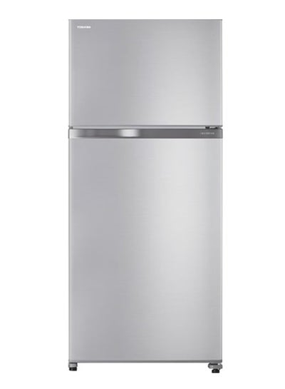 Buy Top Mount Refrigerator With Ultra Fresh Duo Hybrid Deodorizer One Year Warranty 720 L GRA720UXS Silver in UAE