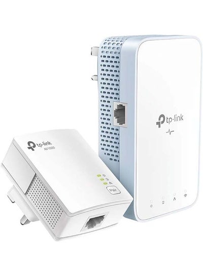 Buy TP-Link AV1000 Gigabit Powerline ac Wi-Fi Kit, Broadband/WiFi Extender, WiFi Booster/Hotspot, Up to 300 meters over existing electrical wiring, No Configuration Required, UK Plug(TL-WPA7517 KIT) White in UAE