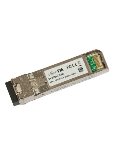 Buy SFP Module 10G Multi Mode 300m 850nm S+85DLC03D Silver in UAE