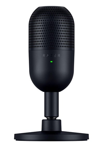 Buy Razer Seiren V3 Mini USB Microphone, Condenser Mic, Supercardioid Pickup Pattern, Tap-to-Mute Sensor with LED Indicator, Shock Absorber, Ultra Compact, PC, Discord, OBS Studio, XSplit - Black in Egypt