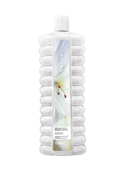 Buy White Lily Bubble Bath Clear 1000ml in UAE