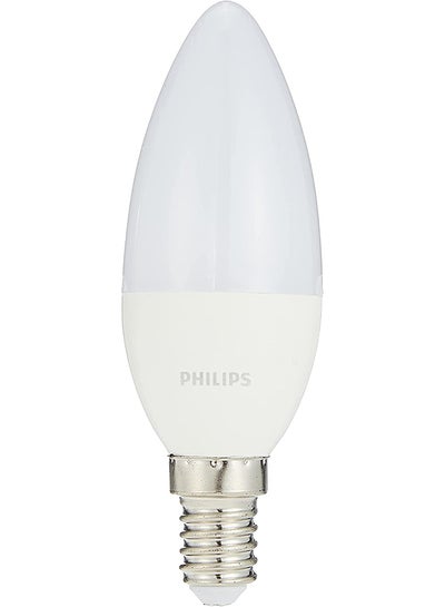 Buy Philips Essential Led Candle Bulb- 6W, E14 Capbase-WarmWhite 929002970867 Warm White in UAE
