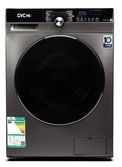 Buy Front Load Automatic Washing Machine With 10% Drying And Push Button Control 10 kg 292 kW GVCFD-1010 Grey in Saudi Arabia