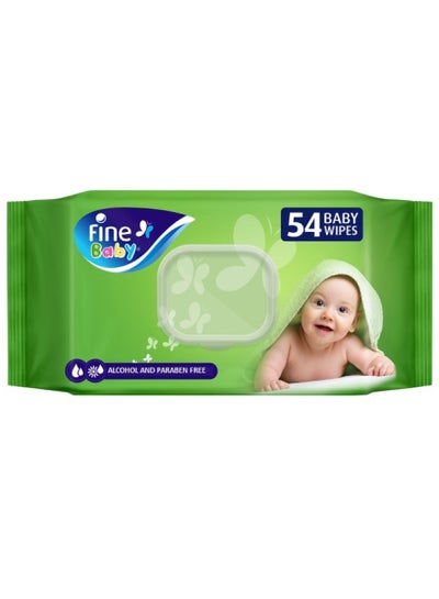 اشتري Baby Wet Wipes 54 Pieces Pack في الامارات