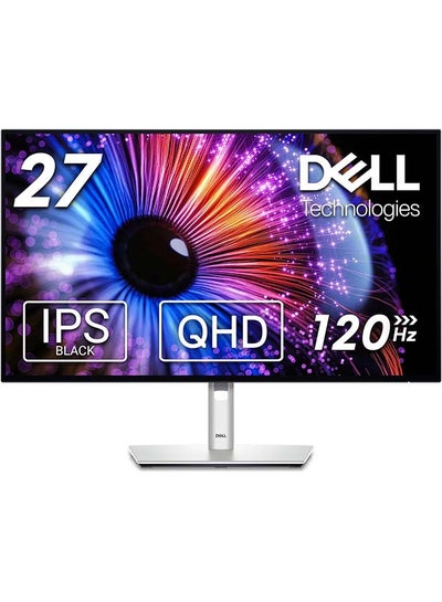 Buy UltraSharp 27" QHD IPS Thunderbolt Hub Monitor, 120 Hz Refresh Rate & 5 ms Response, 350 Nits Brightness, 100% sRGB with 1.07Bn Colors, USB-C / USB-A , HDMI / DP / Thunderbolt 4 | U2724DE Silver in UAE