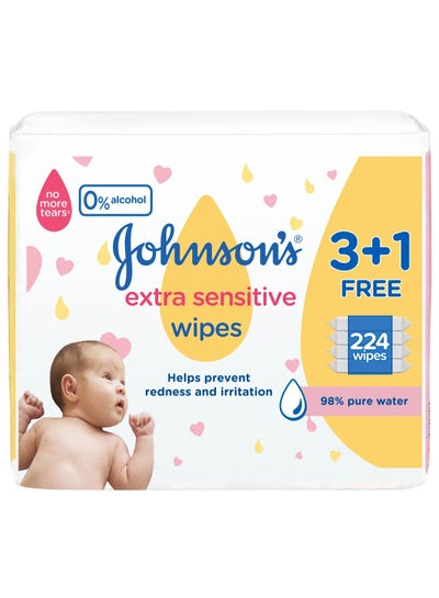 Buy Extra Sensitive 224 Wipes in UAE