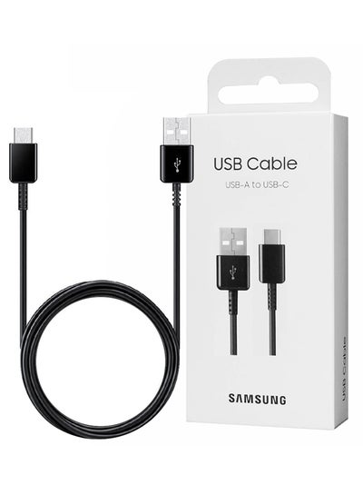 Buy Original USB A To C Cable Compatible With Smartphone Fast Charging Cable Black in UAE