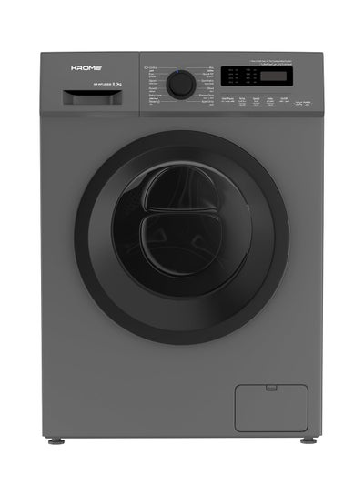 Buy 8KG Front Load Washing Machine, BLDC Inverter Motor, 1400 RPM, 15 Programs, Fully Automatic With Lunar Dial, 5 Star Energy Rating, LED Display, Multiple Temperature 1 Year Warranty 8 kg KR-WFL80SSI Titanium in UAE