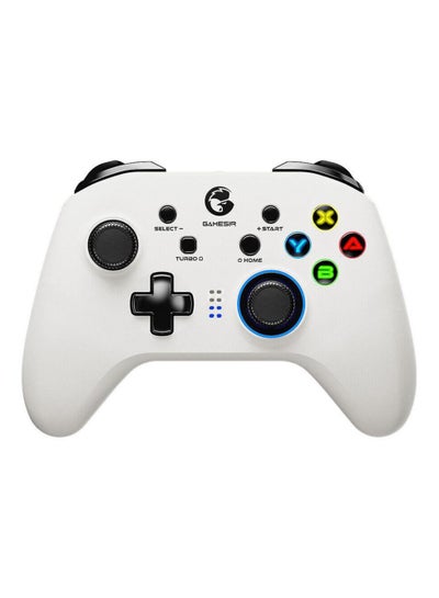 Buy T4 Pro Wireless Game Controller For Windows 7 8 10 Pc/Iphone/Android/Switch (White) in Saudi Arabia