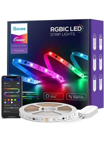 Buy Govee RGBIC Basic Wi-Fi + Bluetooth LED Strip Lights 5 Meter in UAE