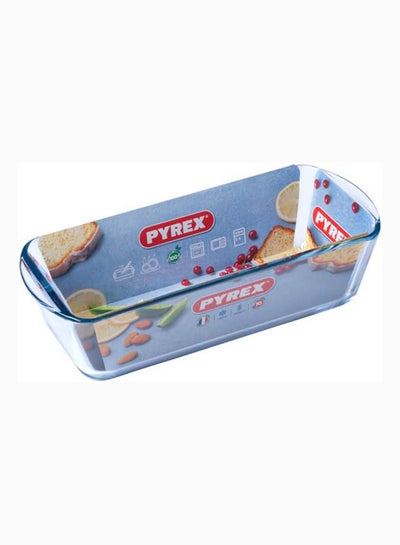 Buy Bake And Enjoy Loaf Dish Rectangle 1.5L Transparent 28 x 12 x 8cm in Egypt