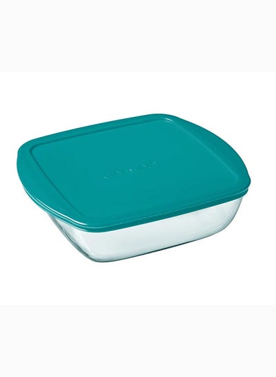 Buy Pyrex Cook&Store Square With Lid 2.2L Transparent 25 x 22 x 7 cmcm in Egypt