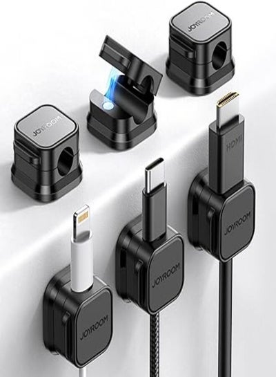 Buy JR-ZS368 Magnetic Cable Organizer, 3PCS - Black in Egypt