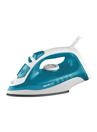 اشتري Steam Iron With Water Tank 170 ml 1600 W RE-3-062 Blue في السعودية