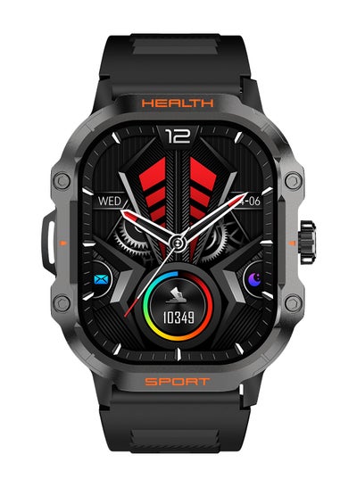 اشتري Hulk2 Smartwatch For Men And Women, AMOLED Always On Display Bluetooth Calling Waterproof Fitness Watches Compatible With Android iOS Black في الامارات