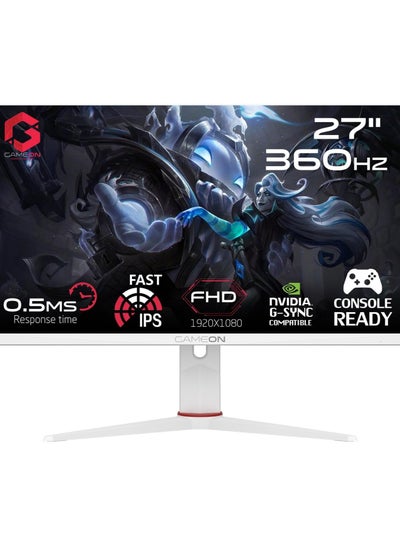 اشتري 27-InchArtic Pro Series FHD, 360Hz, MPRT 0.5ms, HDMI 2.1, Fast IPS Gaming Monitor (Support PS5) GOA27FHD360IPS- White WHITE في الامارات