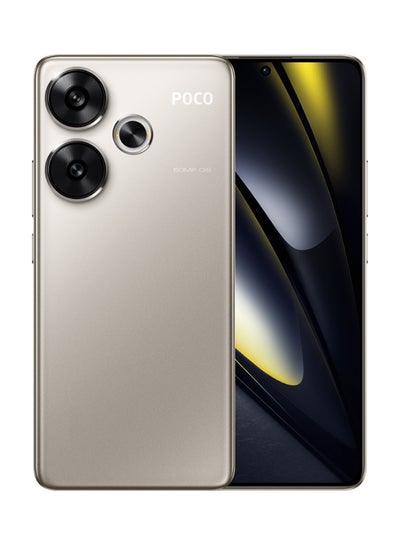 اشتري POCO F6 ثنائي الشريحة، ذهبي تيتانيوم، 8 جيجابايت رام، 256 جيجابايت، 5G - الإصدار العالمي في السعودية