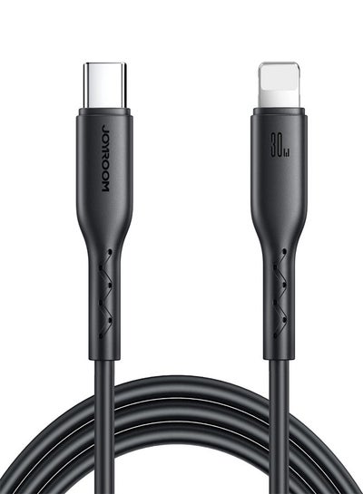 اشتري Joyroom Flash-Charge Series SA26-CL3 USB-C / Lightning Cable 30W 1m - Black في مصر